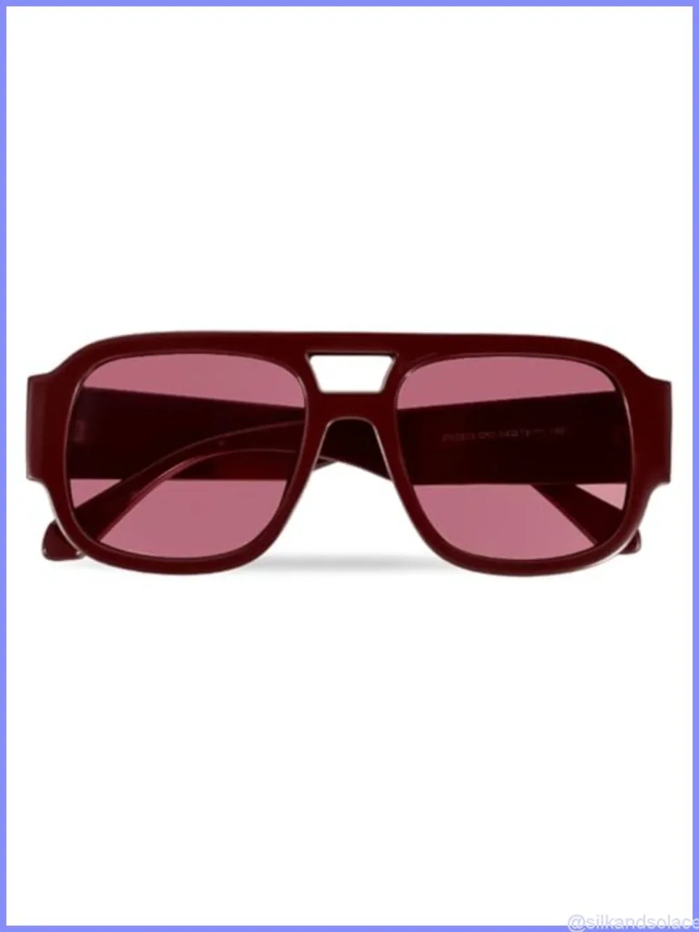 Oversized Square Aviator Sunglasses Retro 70s Chunky Full Shield UV Protection